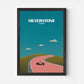 Silverstone Race Track England Travel Poster