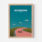Silverstone Race Track England Travel Poster