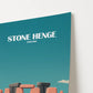 Stone Henge Wiltshire England Travel Poster