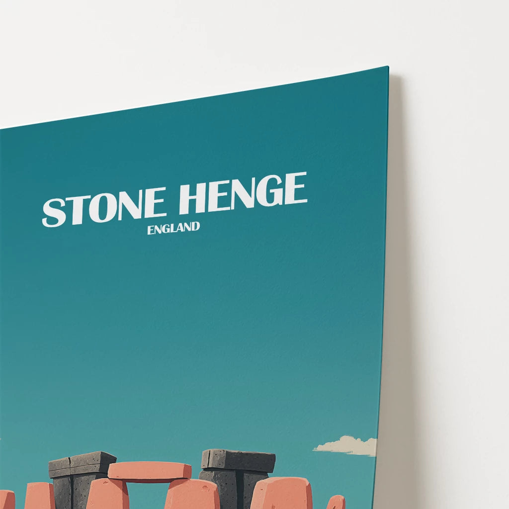 Stone Henge Wiltshire England Travel Poster