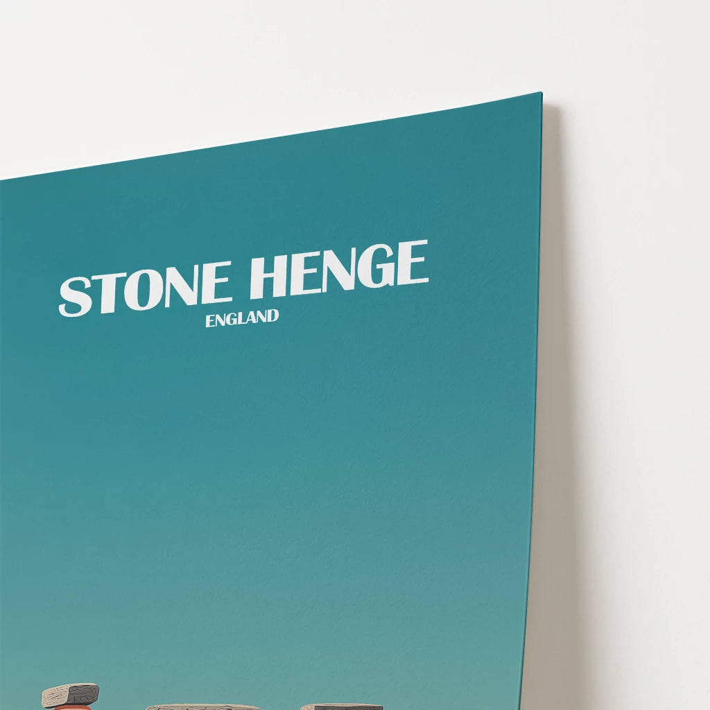 Stone Henge Wiltshire England Travel Poster