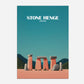 Stone Henge Wiltshire England Travel Poster