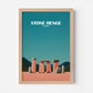 Stone Henge Wiltshire England Travel Poster