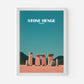 Stone Henge Wiltshire England Travel Poster