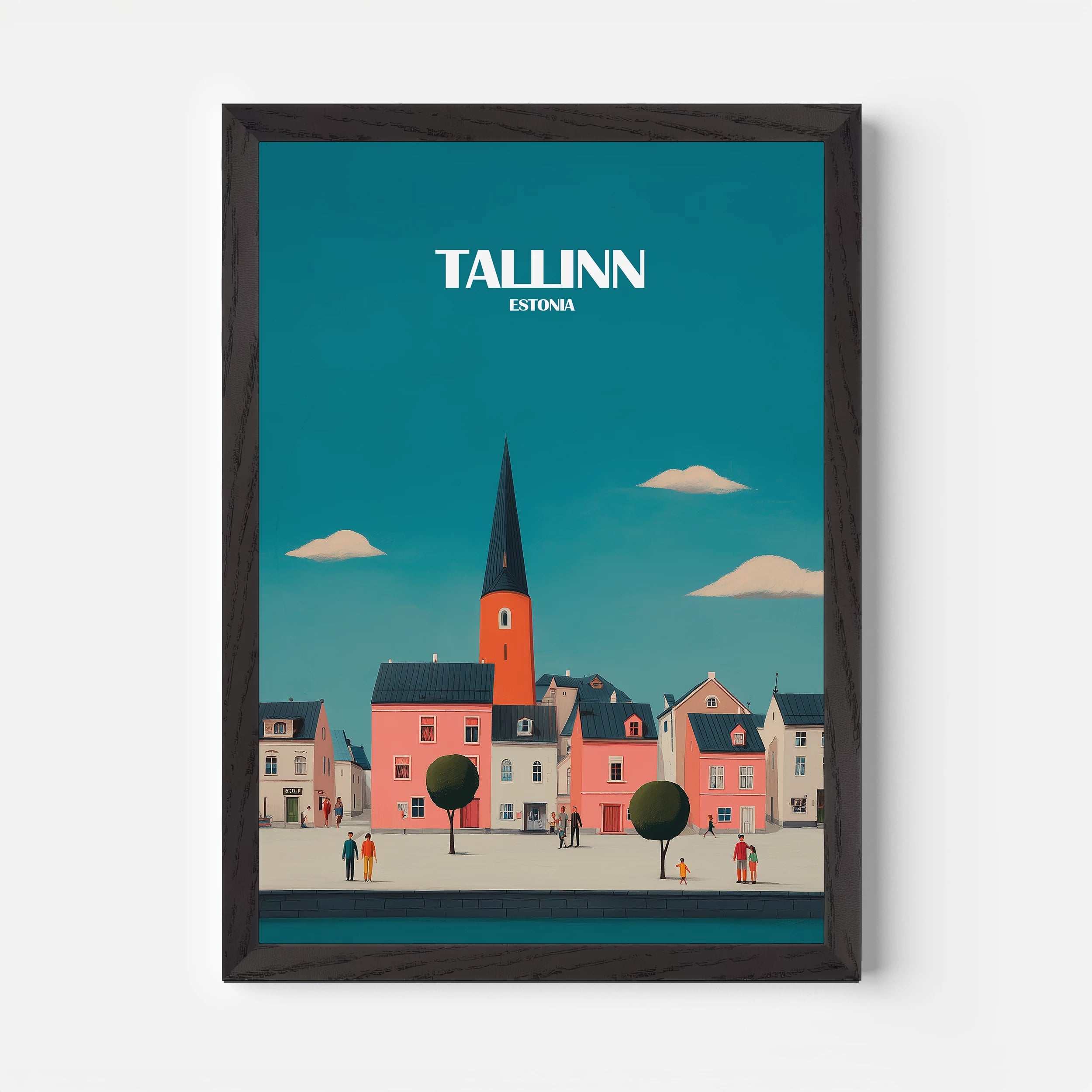 Tallinn Estonia Europe Travel Poster