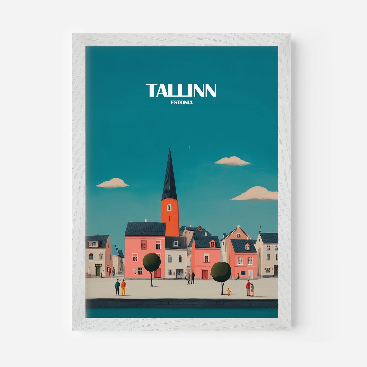 Tallinn Estonia Europe Travel Poster