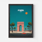Paris France Arc de Triomphe Europe Travel Poster
