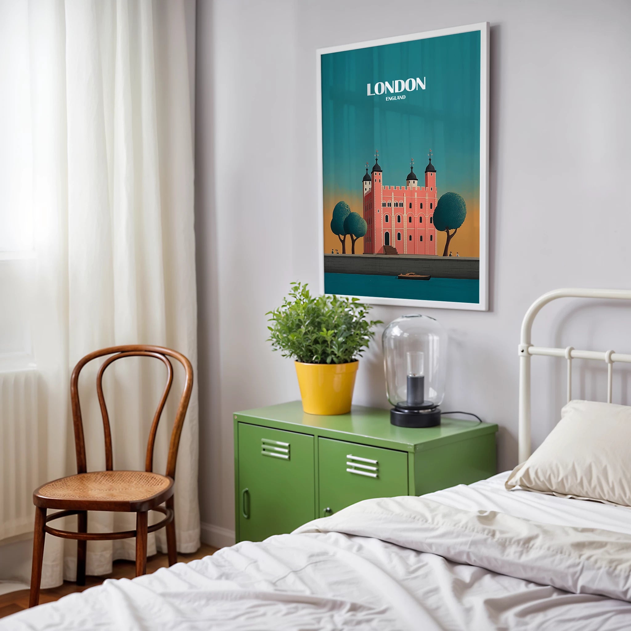 London Tower Of London England Travel Poster