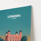 London Tower Of London England Travel Poster