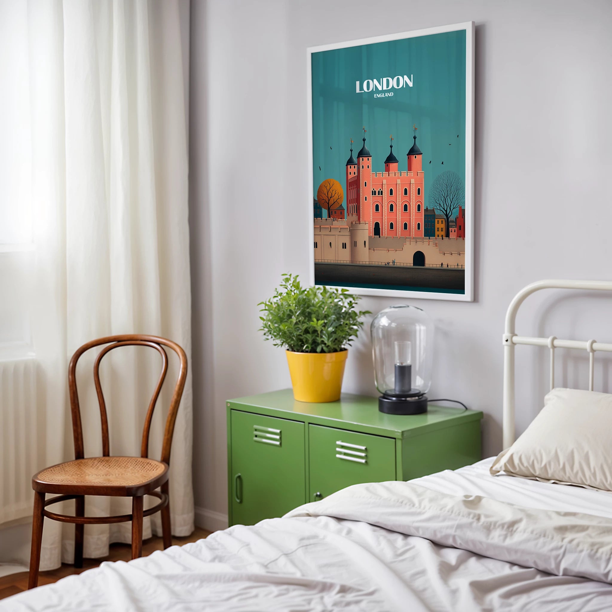 London Tower Of London England Travel Poster
