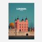 London Tower Of London England Travel Poster