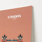 London Tower Bridge England Travel Poster