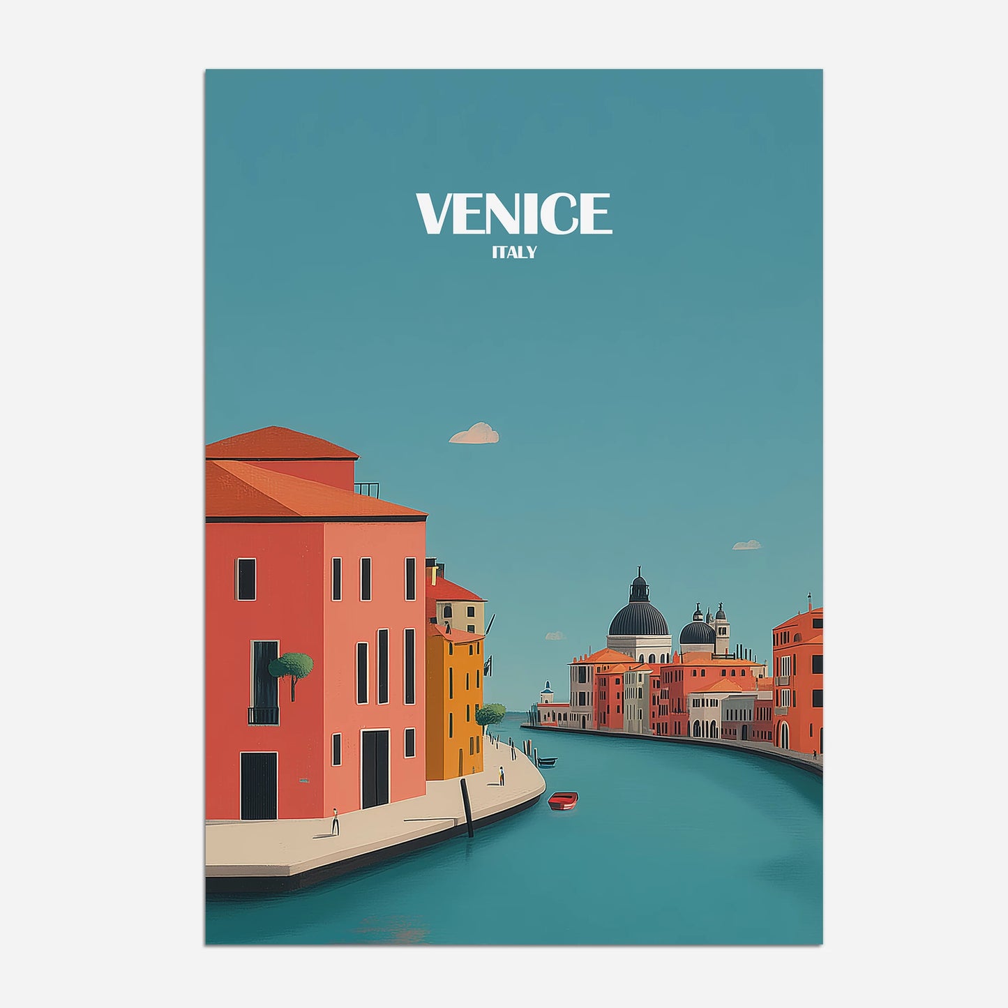 Venice Italy Europe Travel Poster