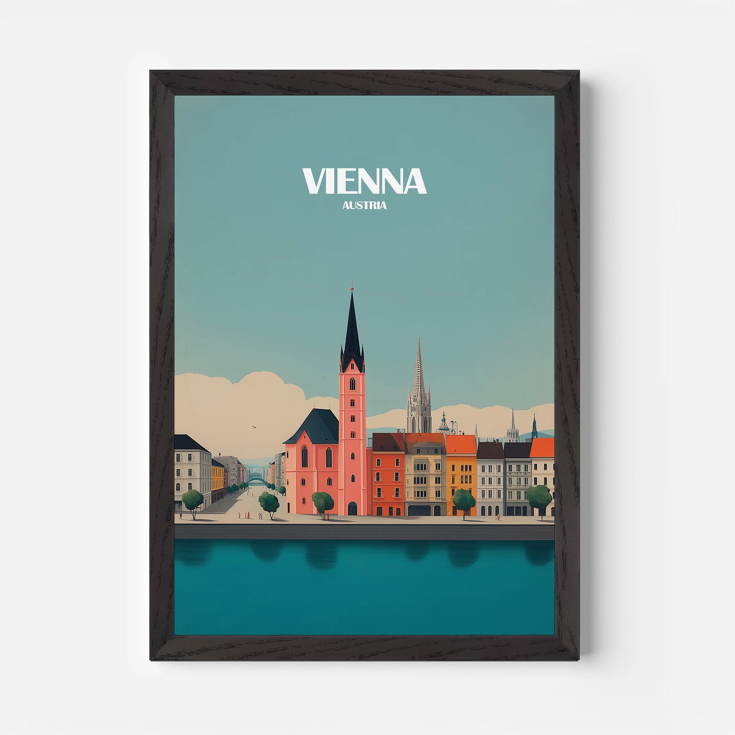 Vienna Austria Europe Travel Poster