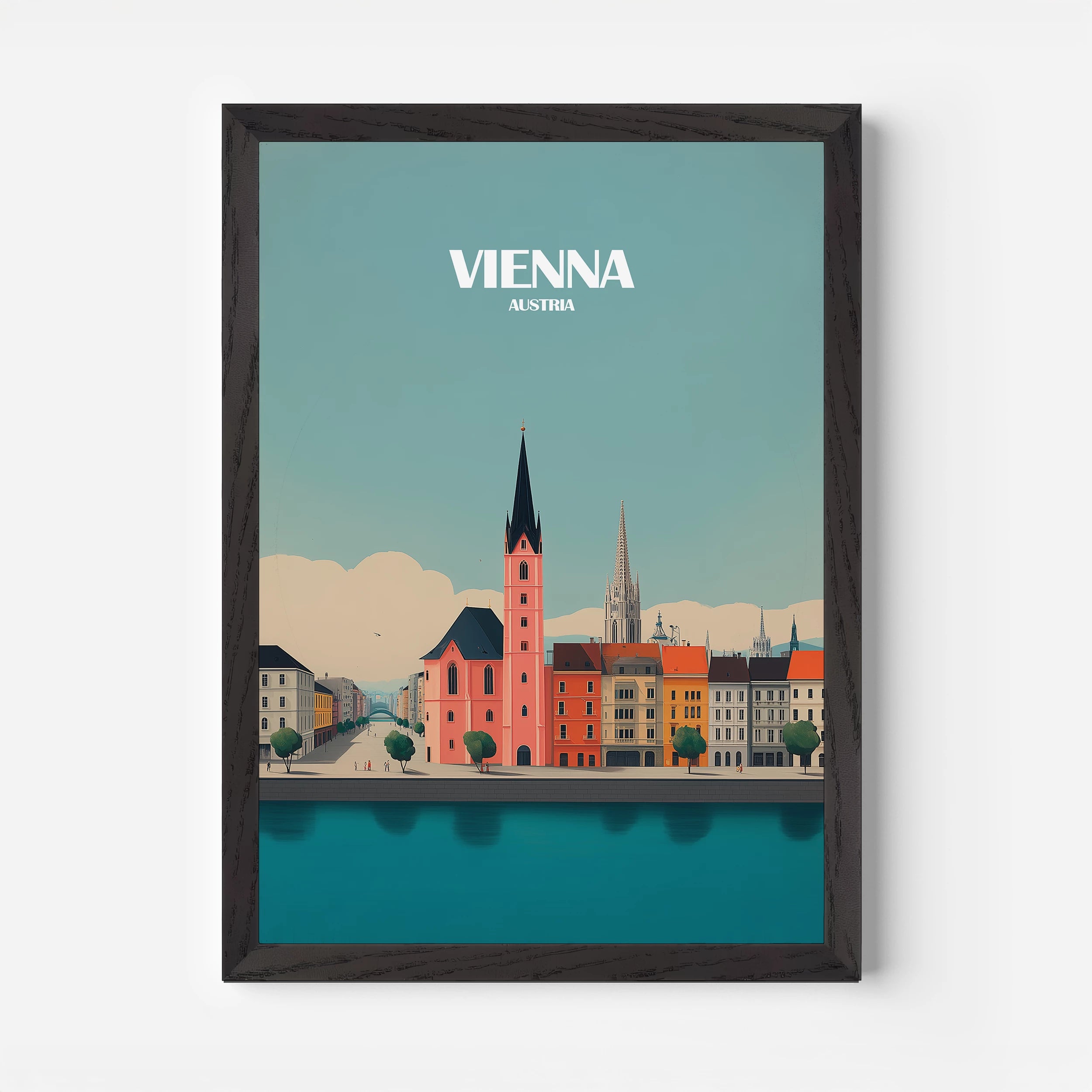 Vienna Austria Europe Travel Poster