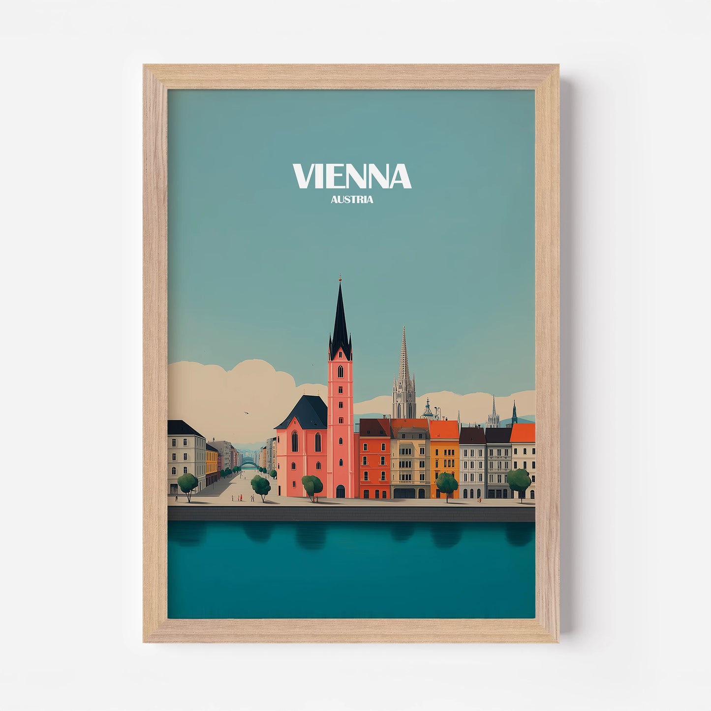 Vienna Austria Europe Travel Poster
