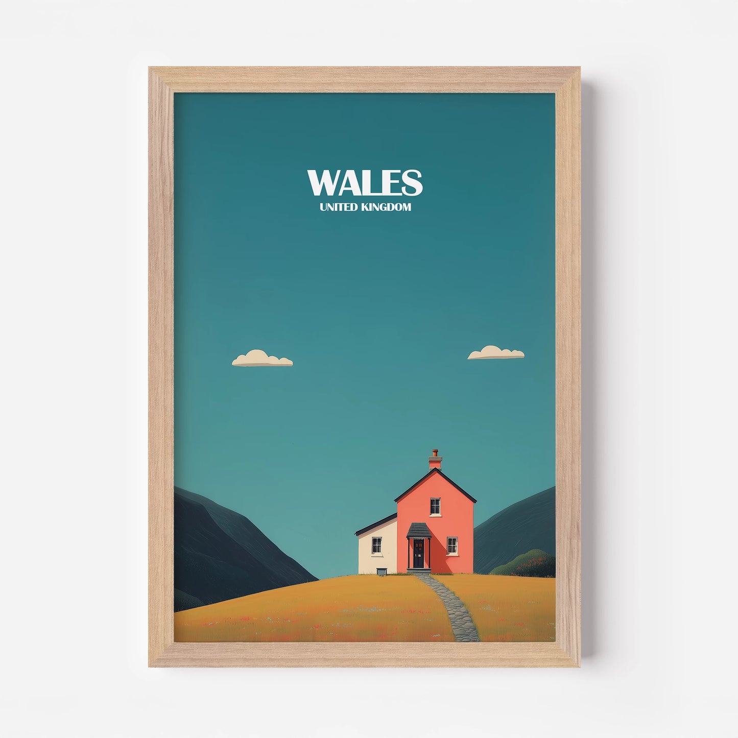 Wales United Kingdom Travel Poster