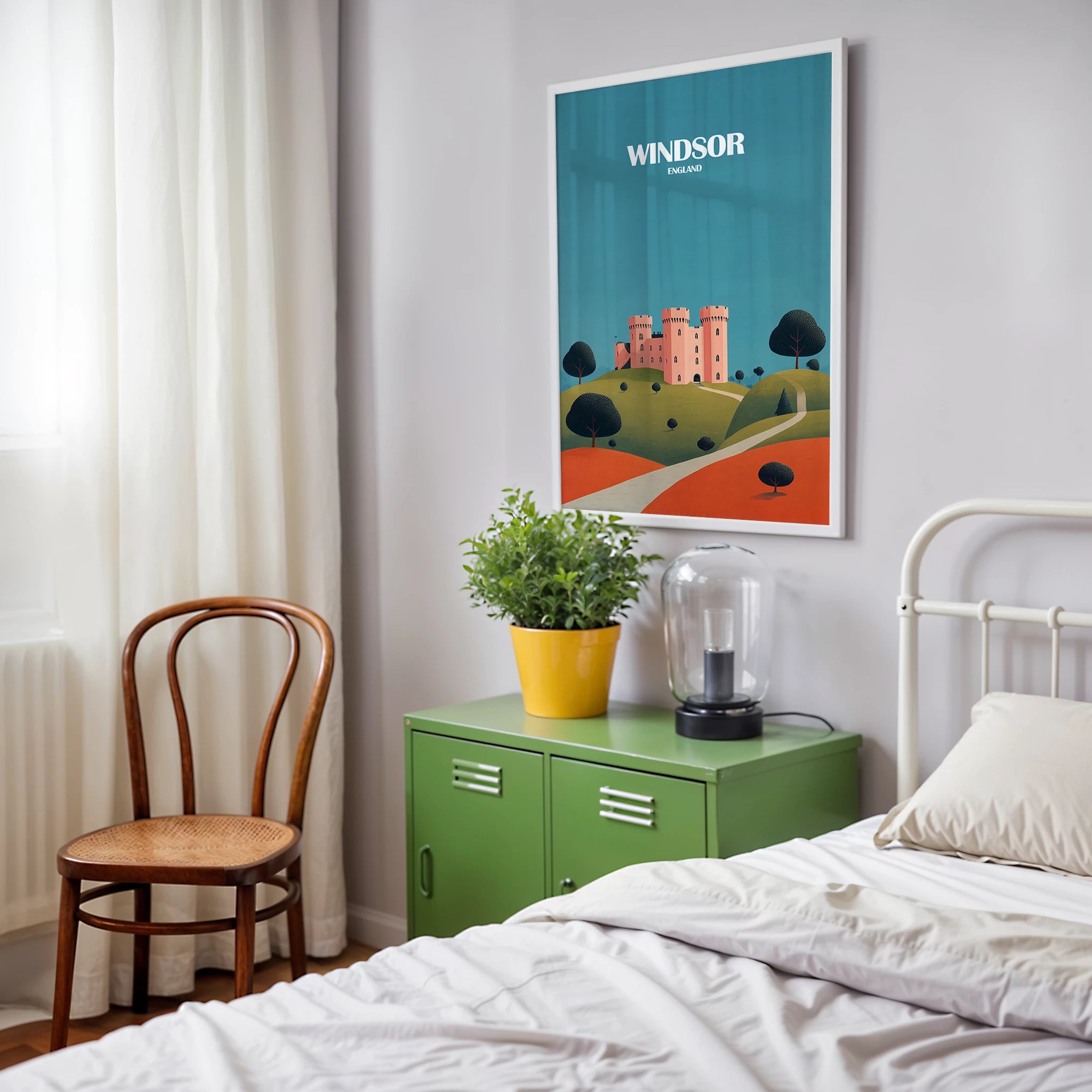 Windsor Castle England Travel Poster