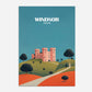Windsor Castle England Travel Poster