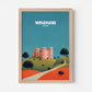 Windsor Castle England Travel Poster