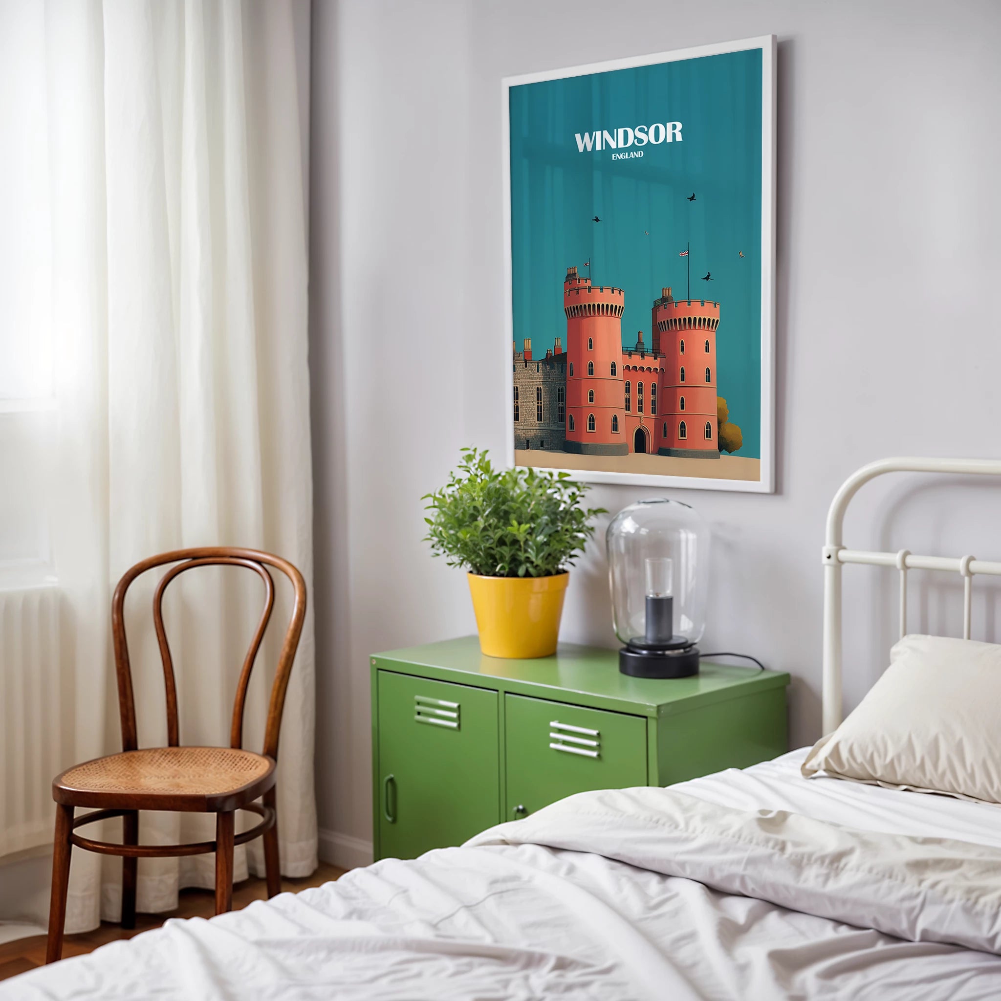 Windsor Castle England Travel Poster