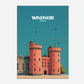 Windsor Castle England Travel Poster