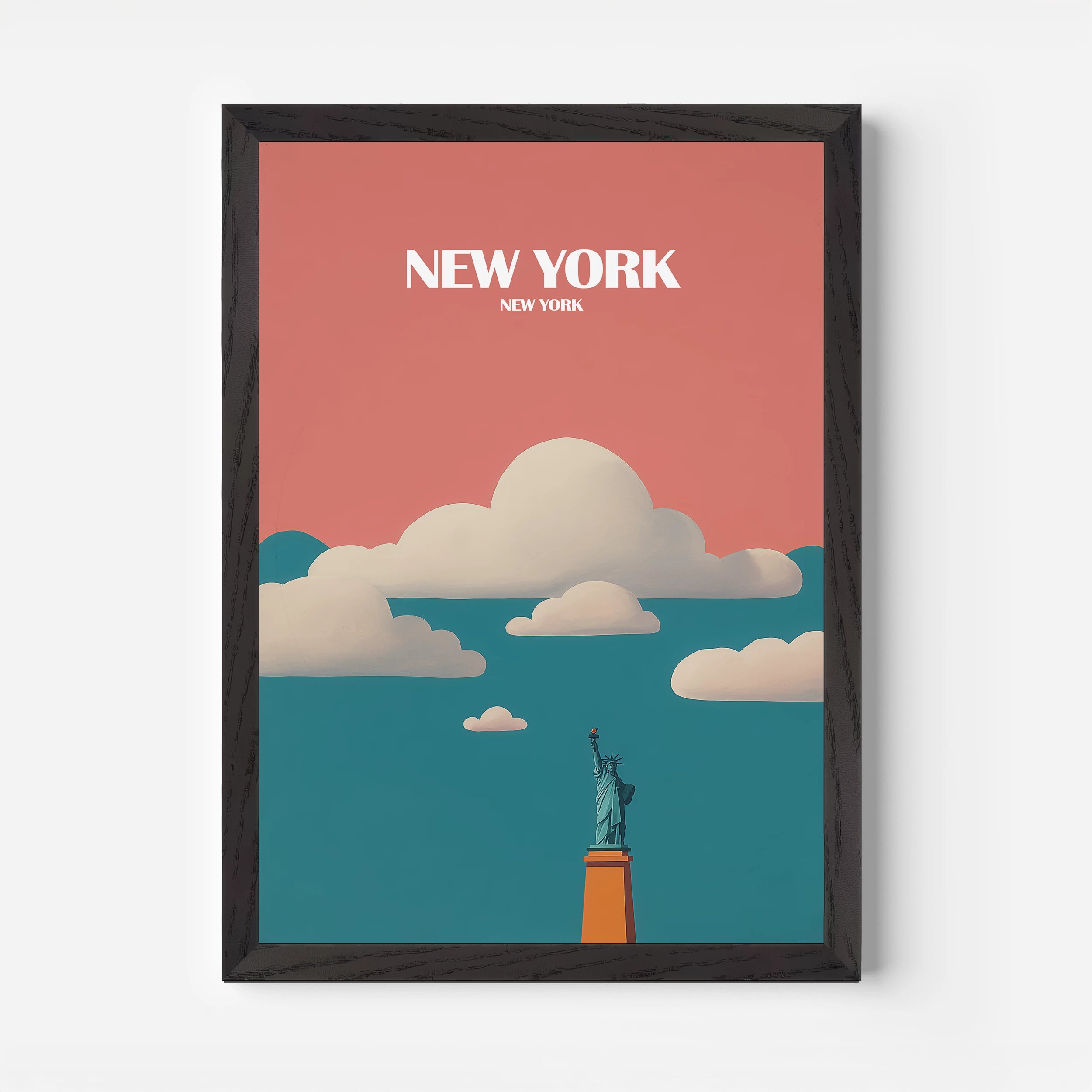 New York Statue Of Liberty USA Travel Poster