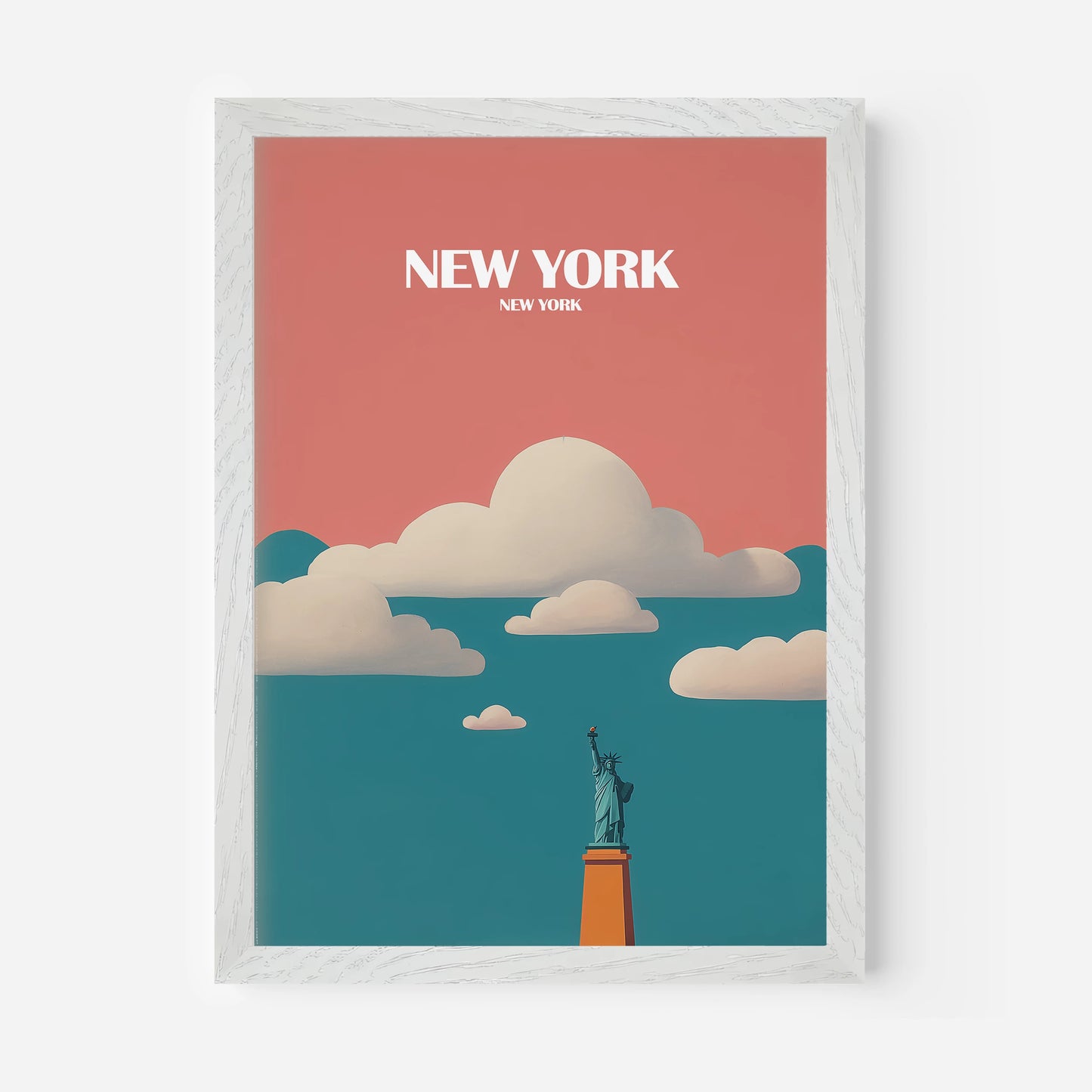 New York Statue Of Liberty USA Travel Poster