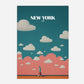 New York Statue Of Liberty USA Travel Poster