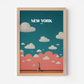 New York Statue Of Liberty USA Travel Poster