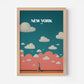 New York Statue Of Liberty USA Travel Poster