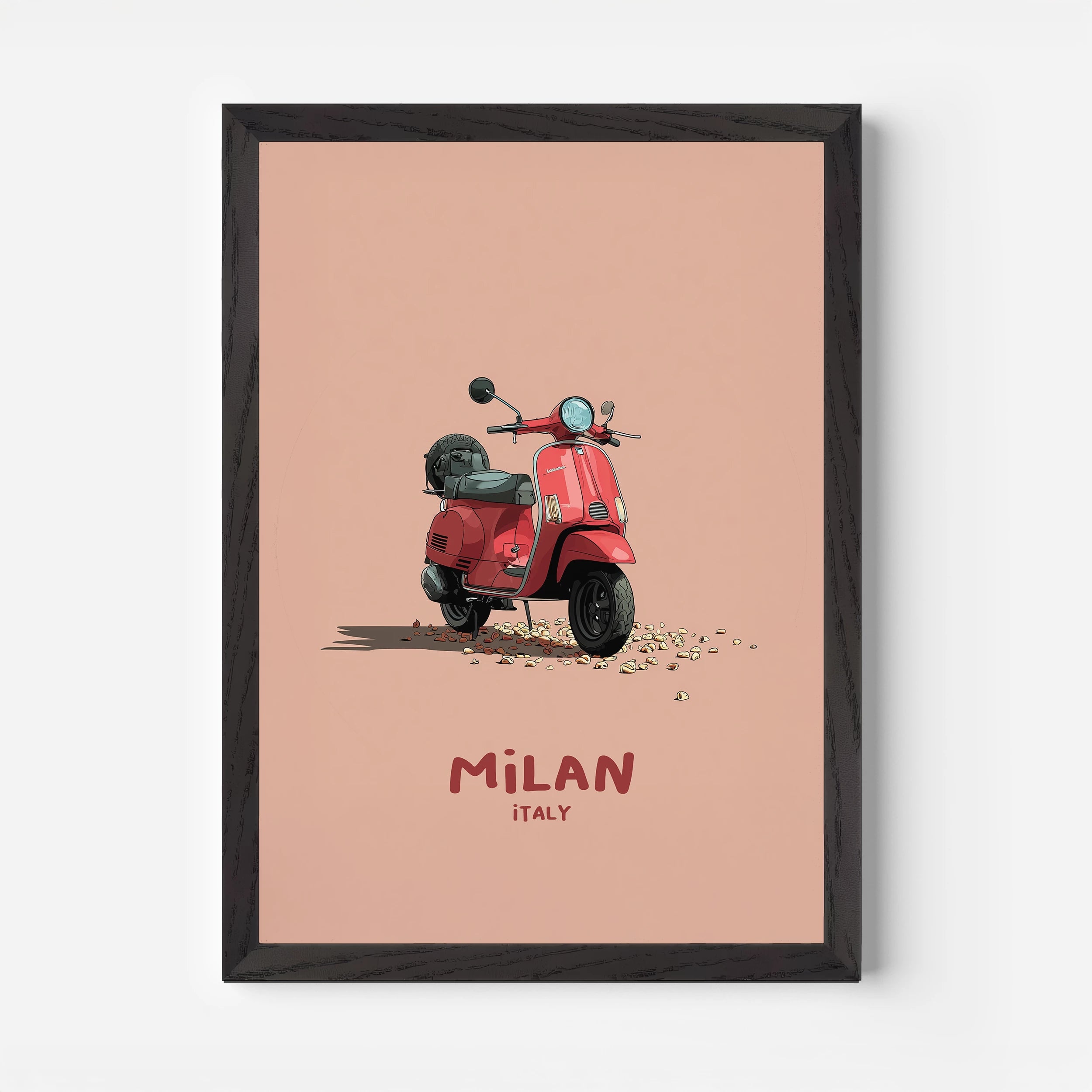 Milan Italy Europe Travel Poster