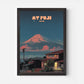 Mount Fuji Japan Asia Travel Poster