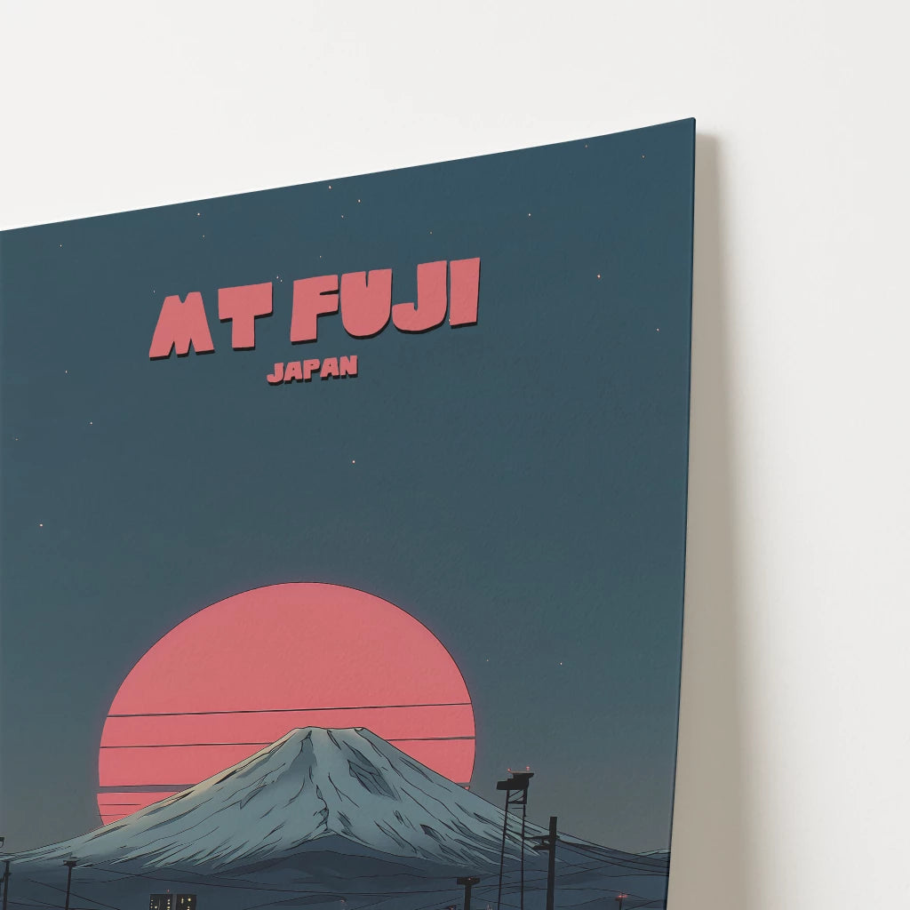 Mount Fuji Japan Asia Travel Poster