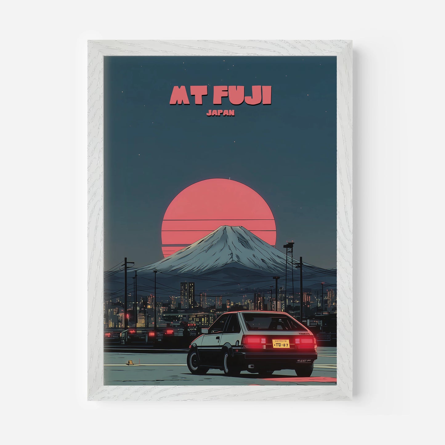Mount Fuji Japan Asia Travel Poster