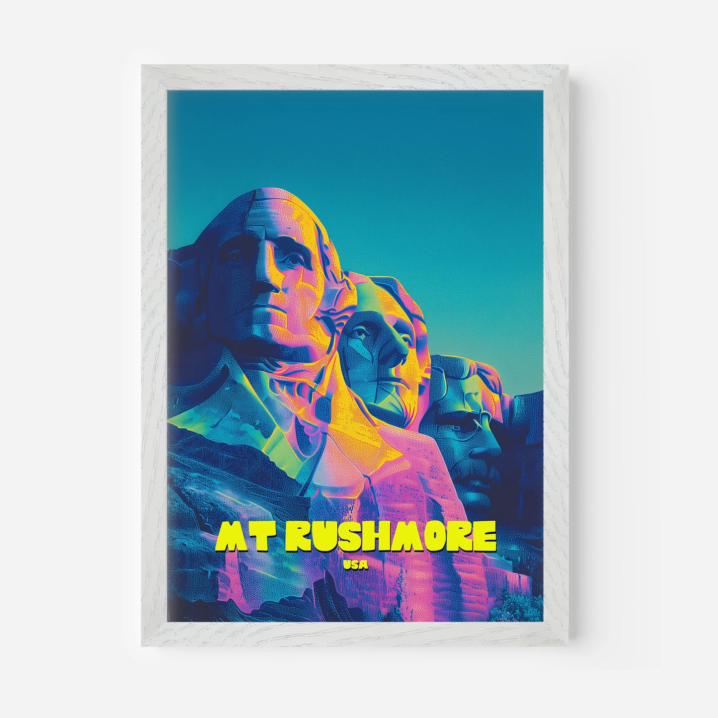 MT Rushmore South Dakota America Travel Poster