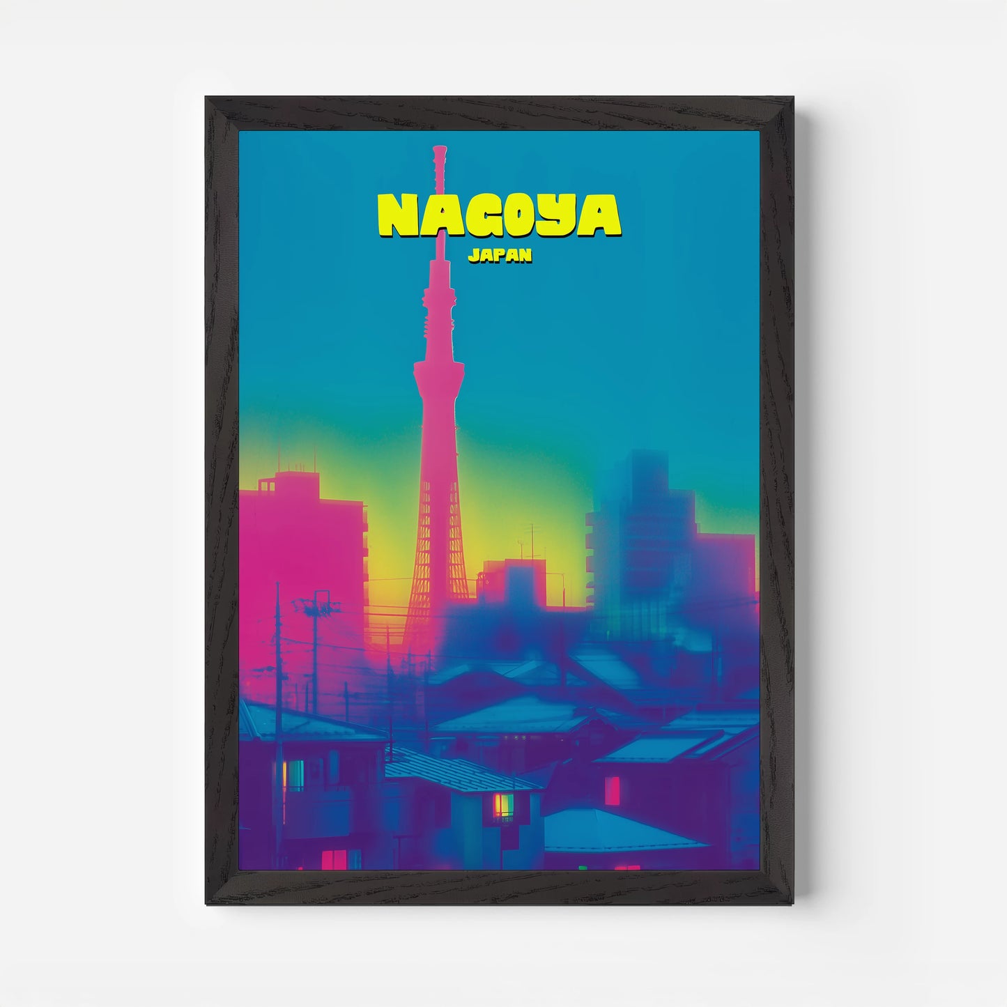 Nagoya Japan Asia Travel Poster