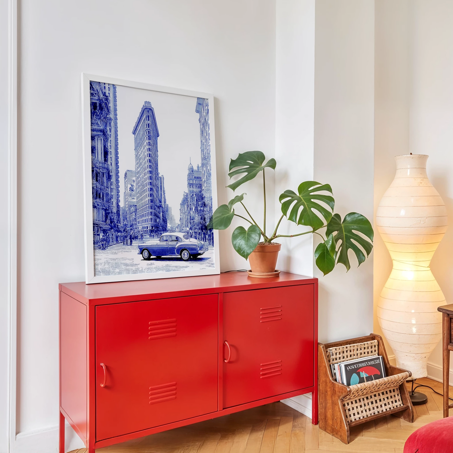 Flatiron New York America Travel Poster