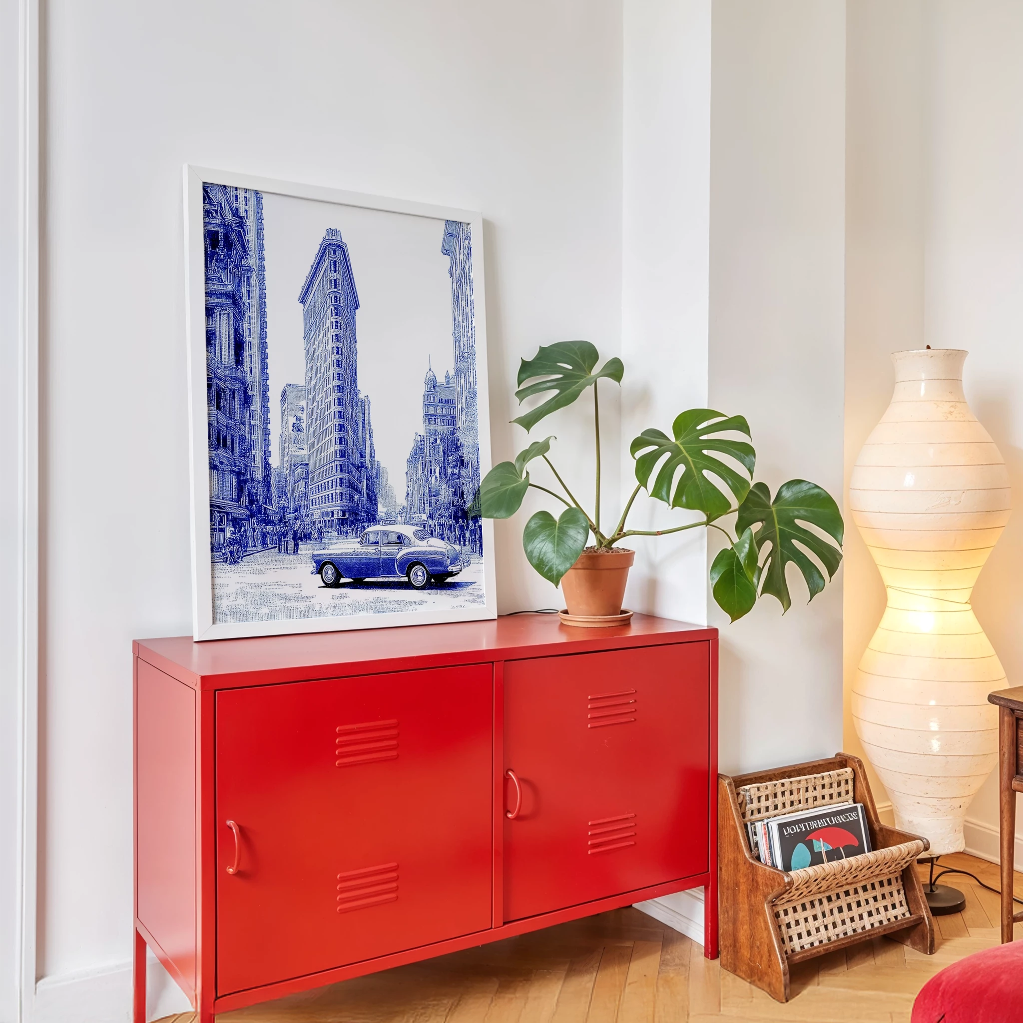 Flatiron New York America Travel Poster