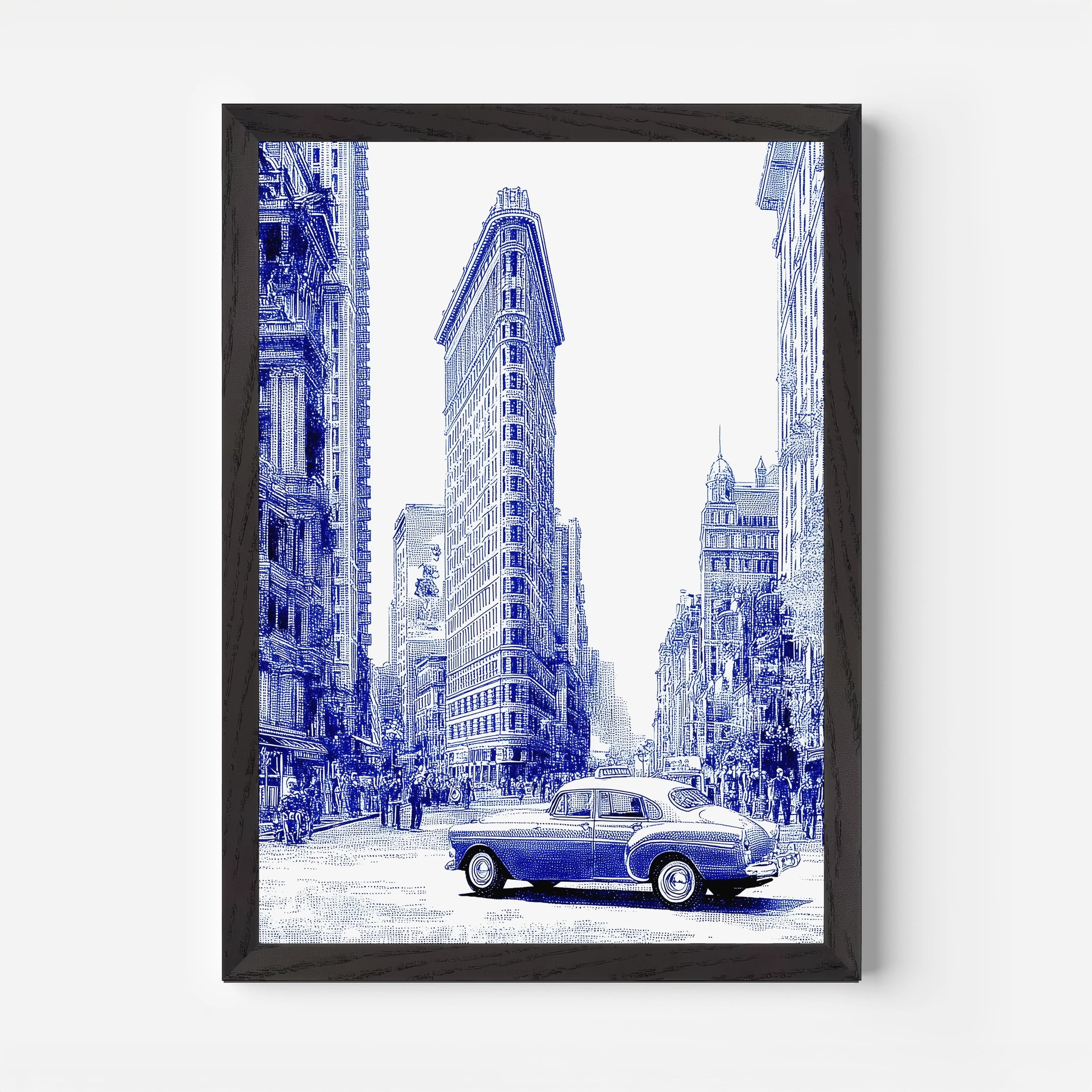 Flatiron New York America Travel Poster