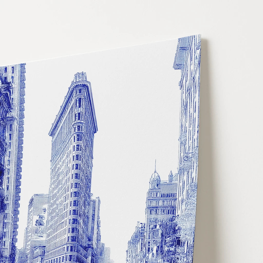 Flatiron New York America Travel Poster