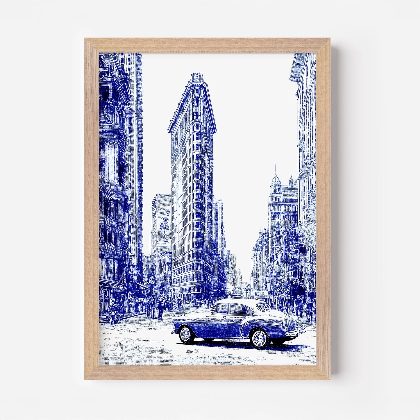 Flatiron New York America Travel Poster