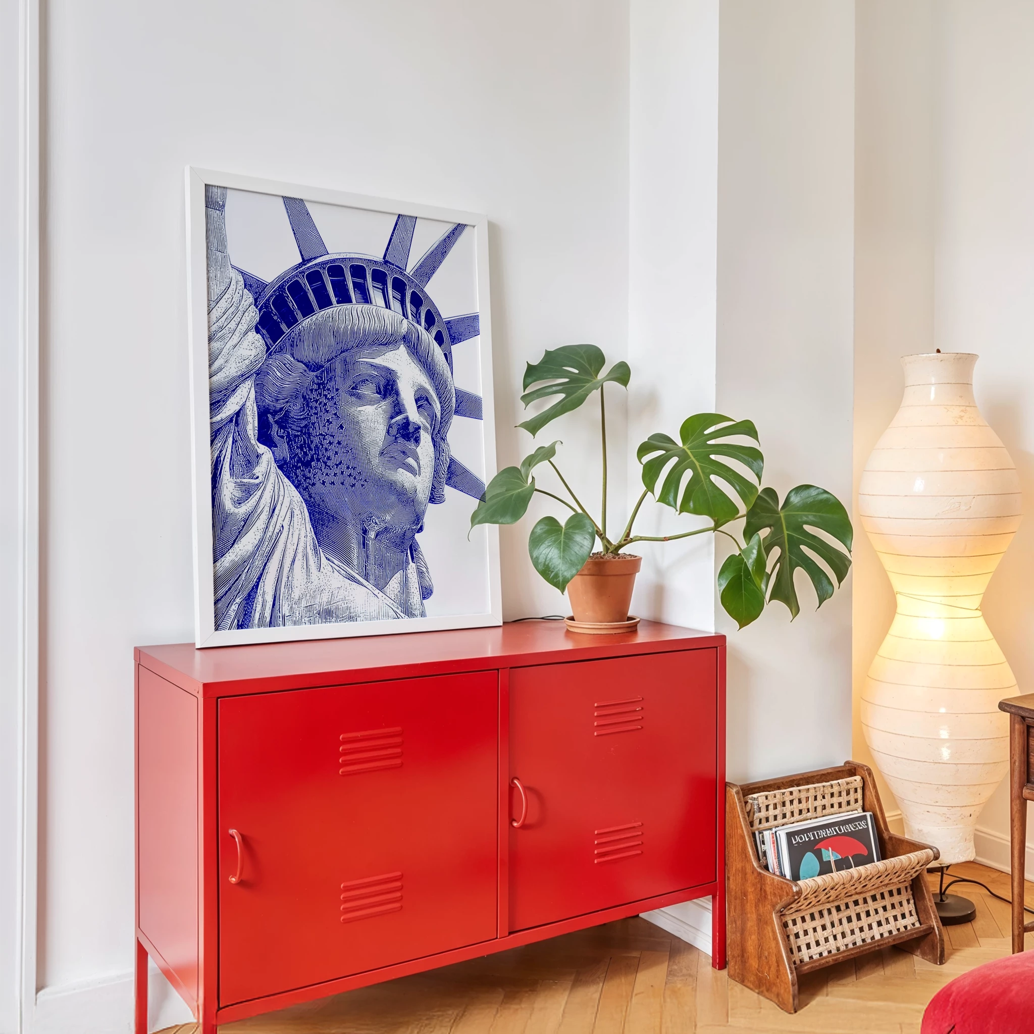 Statue Of Liberty New York America Travel Poster