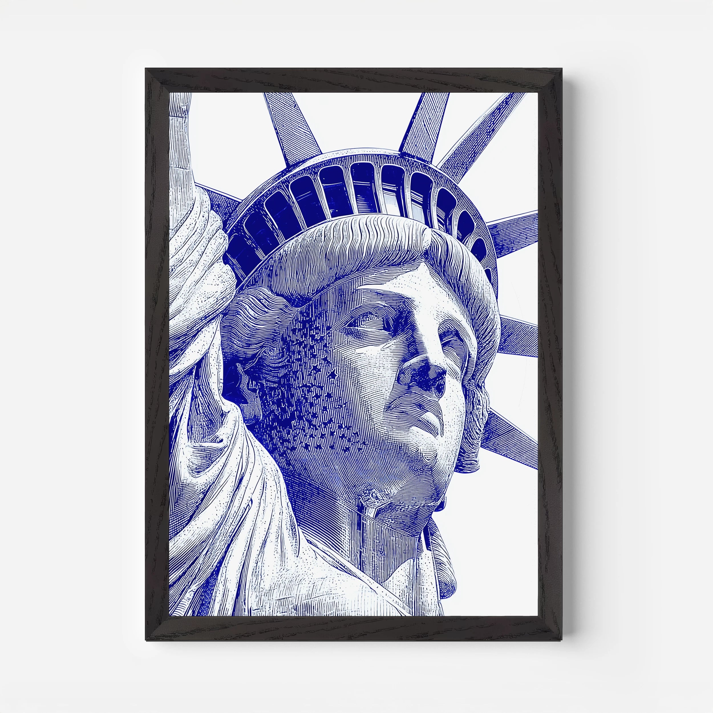 Statue Of Liberty New York America Travel Poster