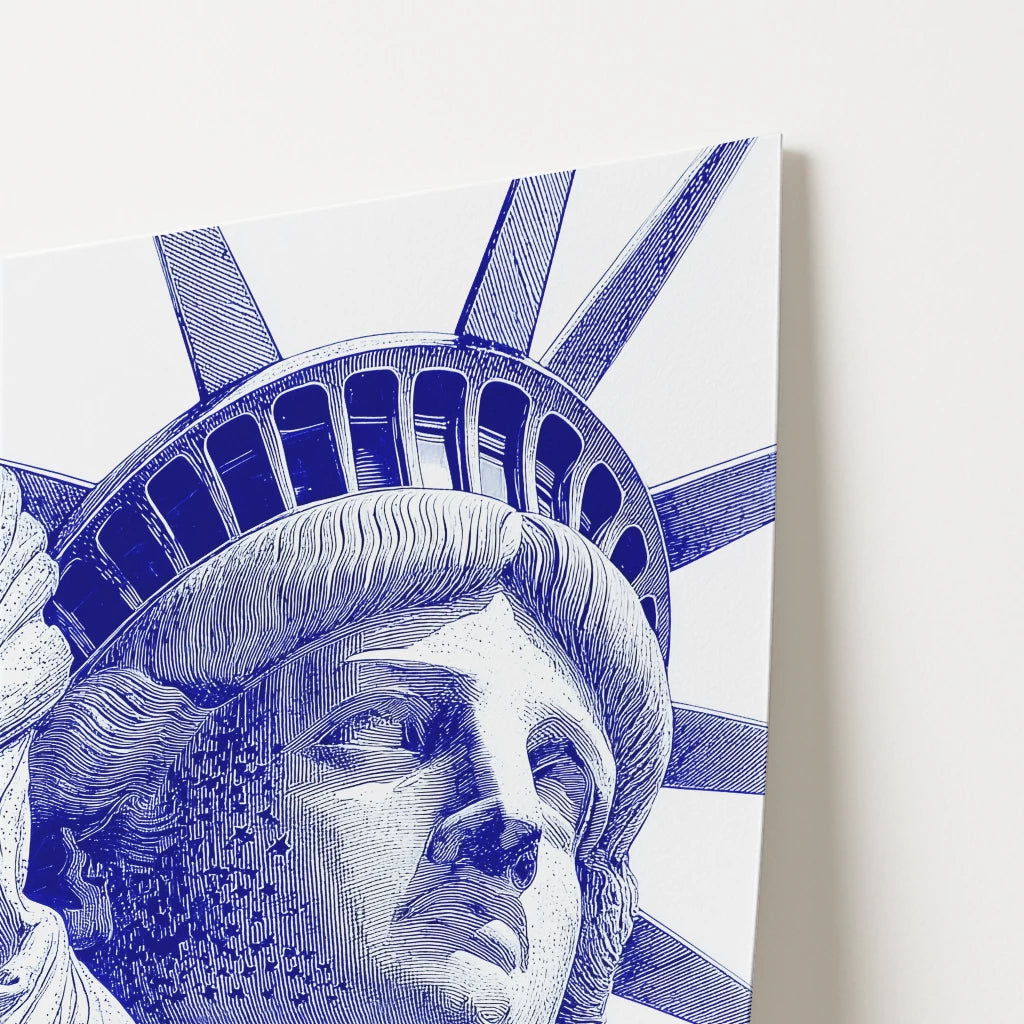 Statue Of Liberty New York America Travel Poster