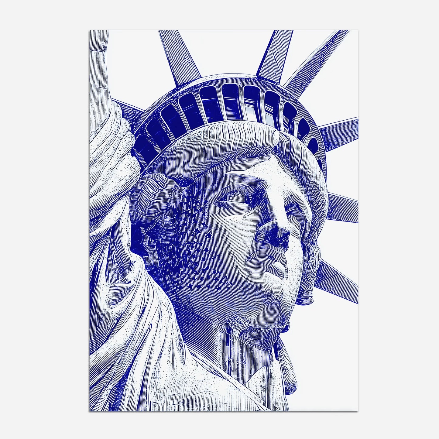 Statue Of Liberty New York America Travel Poster