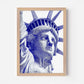 Statue Of Liberty New York America Travel Poster