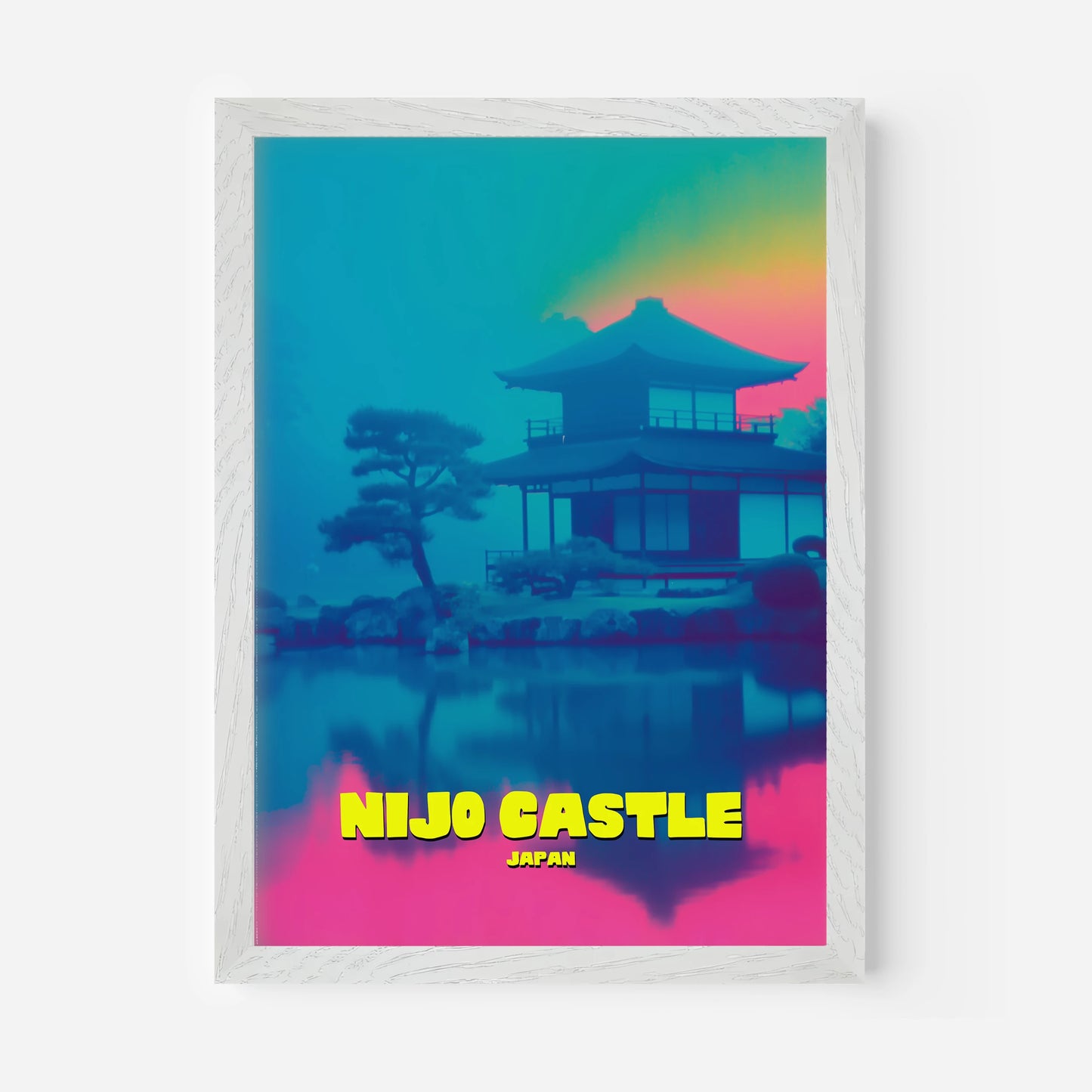 Nijo Castle Japan Asia Travel Poster