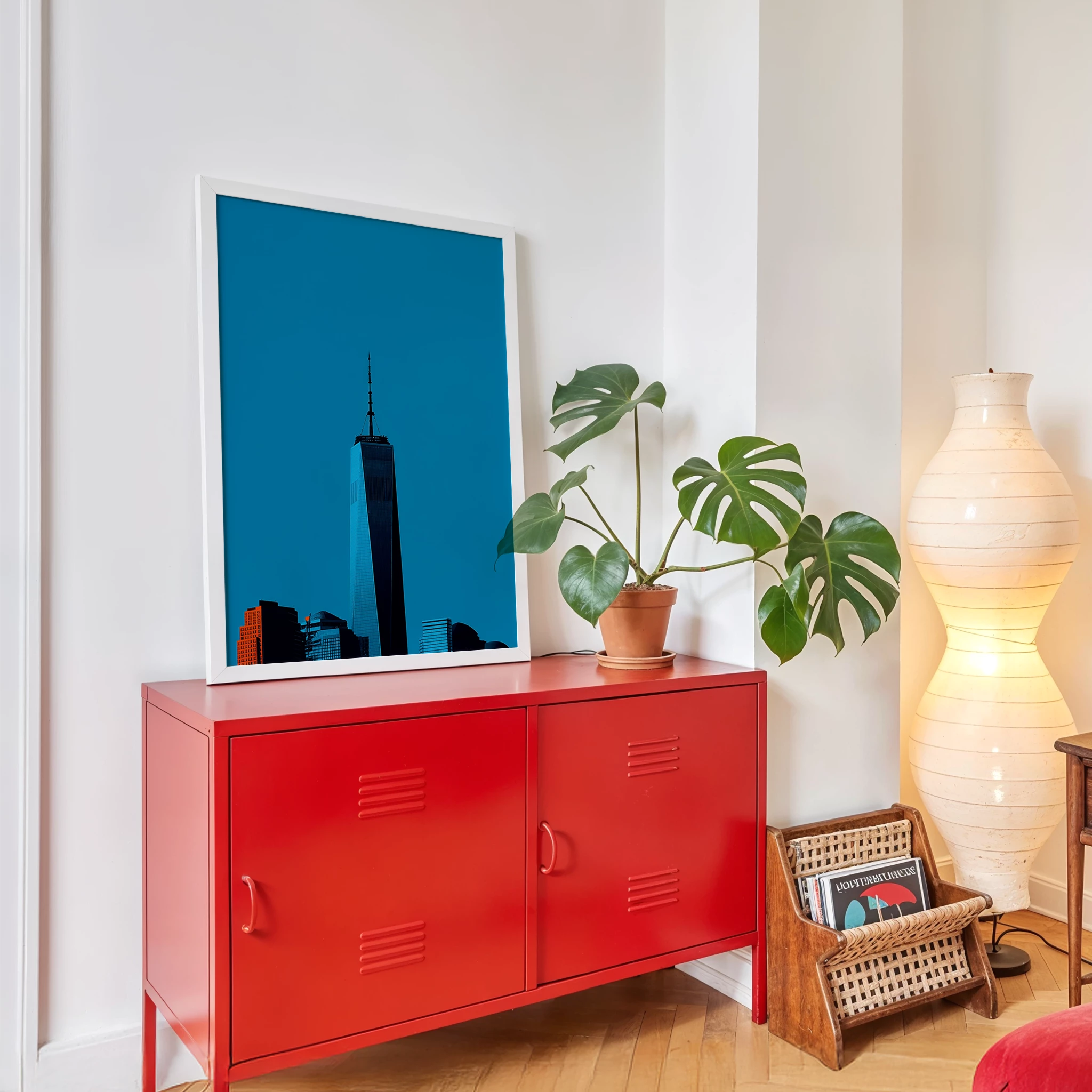 One World Trade Center New York America Travel Poster