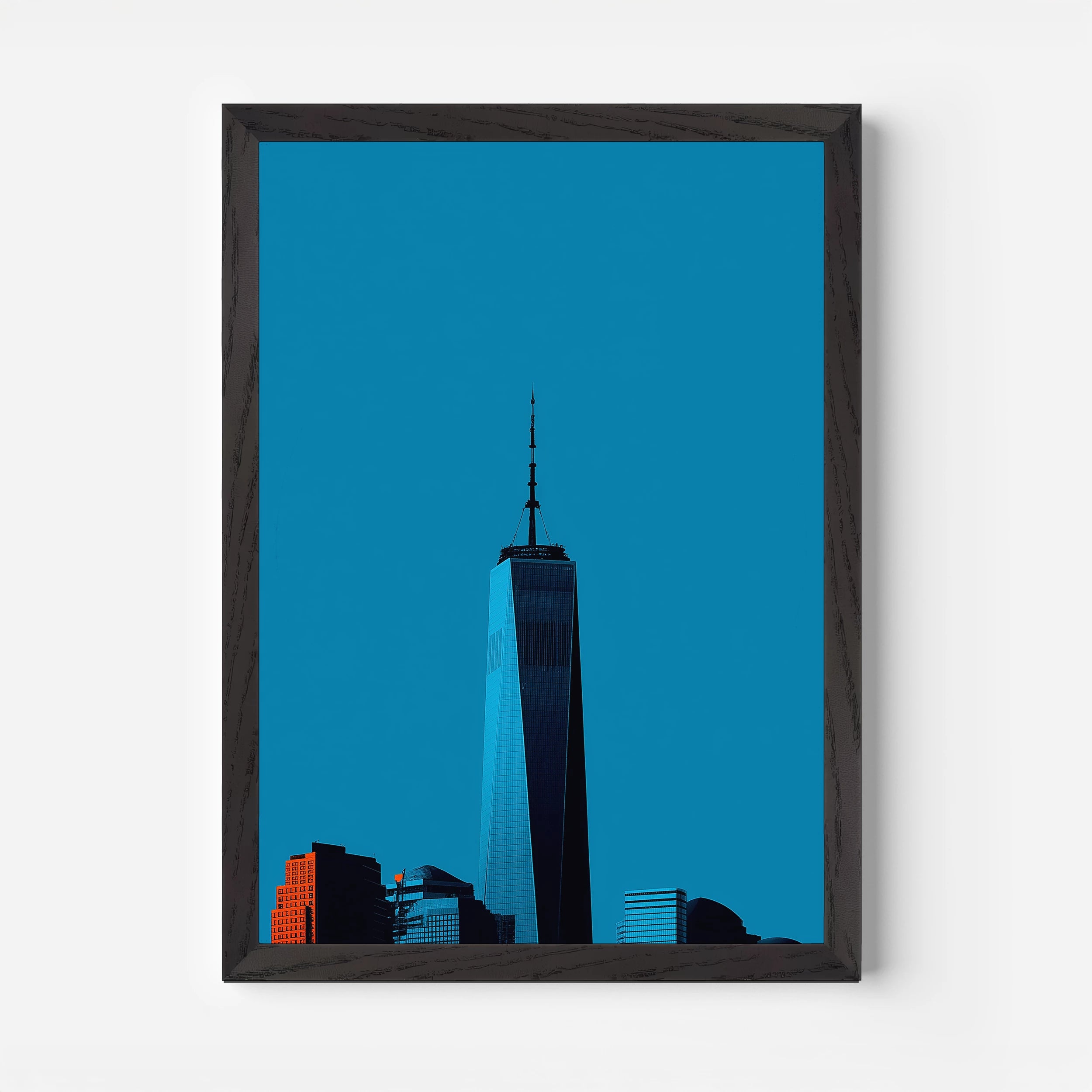 One World Trade Center New York America Travel Poster